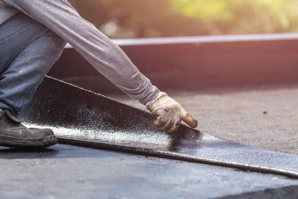 Professional Basement Waterproofing technician working in Youngstown, NY